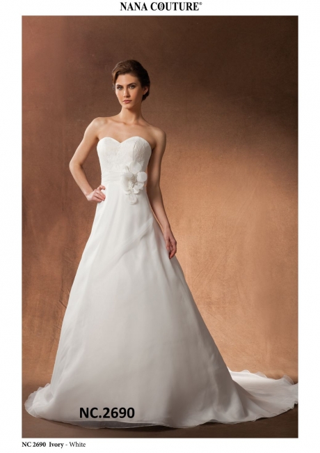 Robe de mariée à domicile - Nana couture NC 2690 - robe princesse - Cholet - boutique mariage - Créatrice